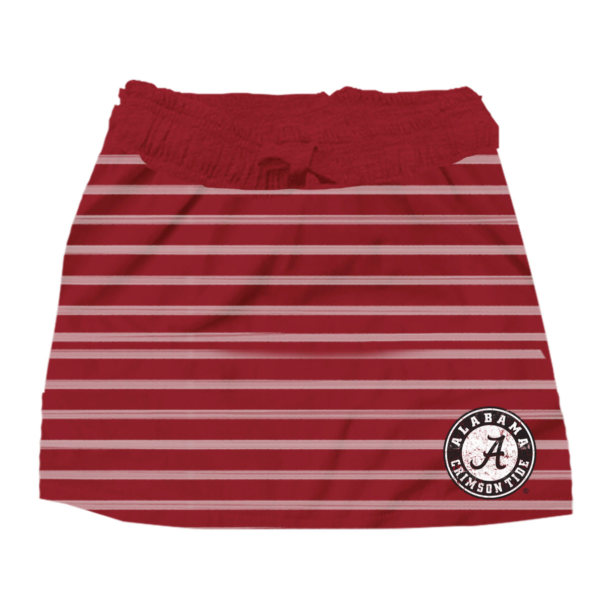 Alabama Crimson Tide Youth Girls Striped Skirt