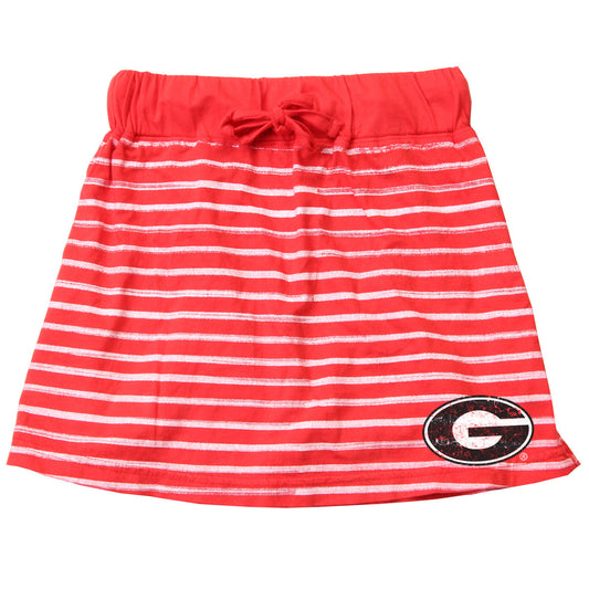 Georgia Bulldogs youth Striped Skirt