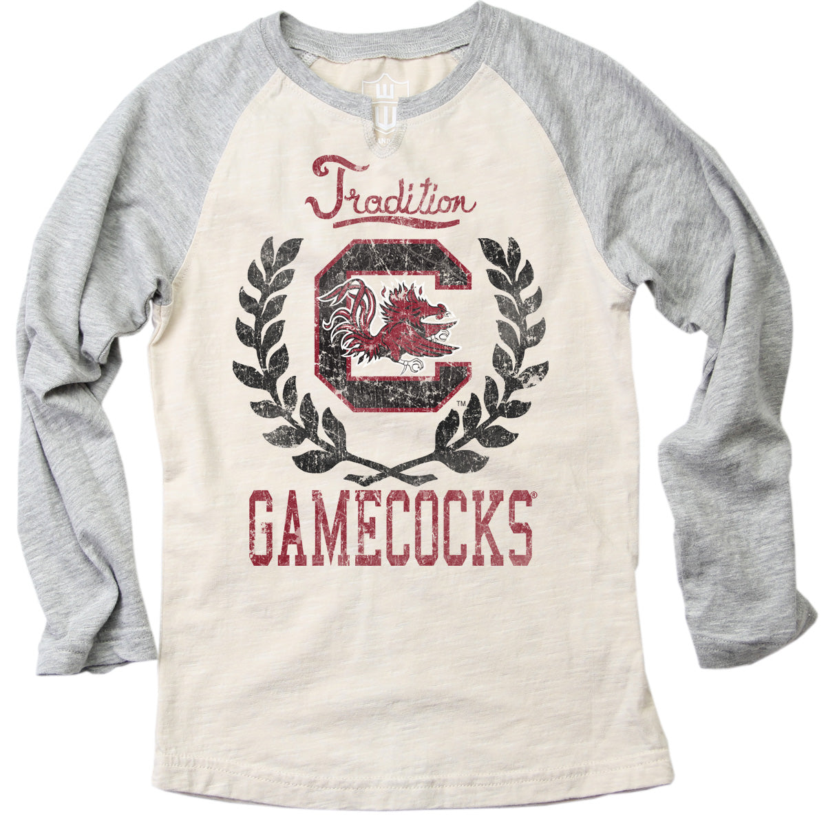 South Carolina Gamecocks Youth Girls V-Neck Raglan
