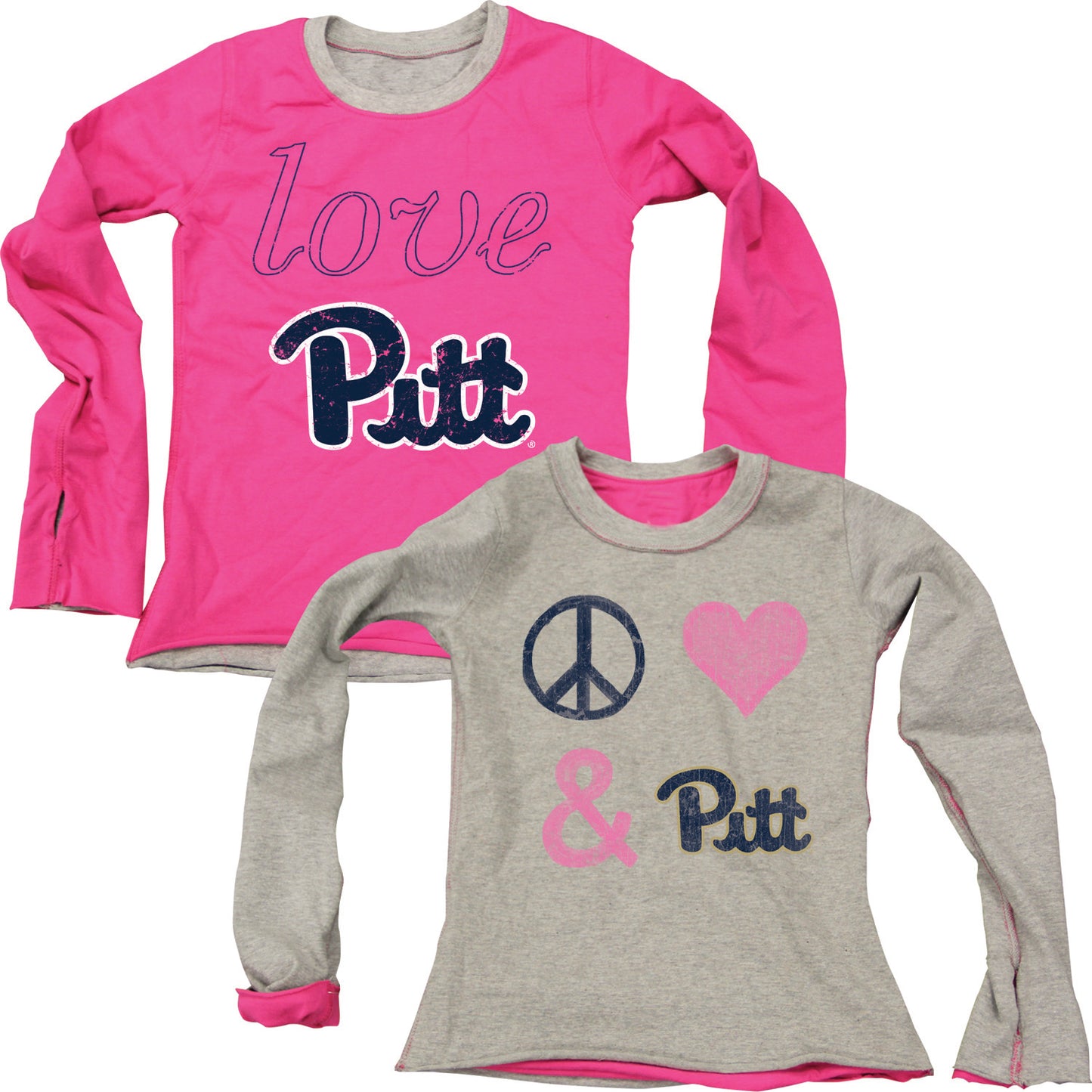 Pittsburgh Panthers Youth Girls Inside Out Tee