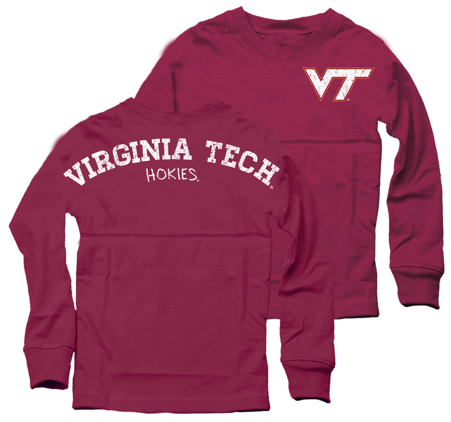 Virginia Tech Hokies Youth Girls Cheer Shirt