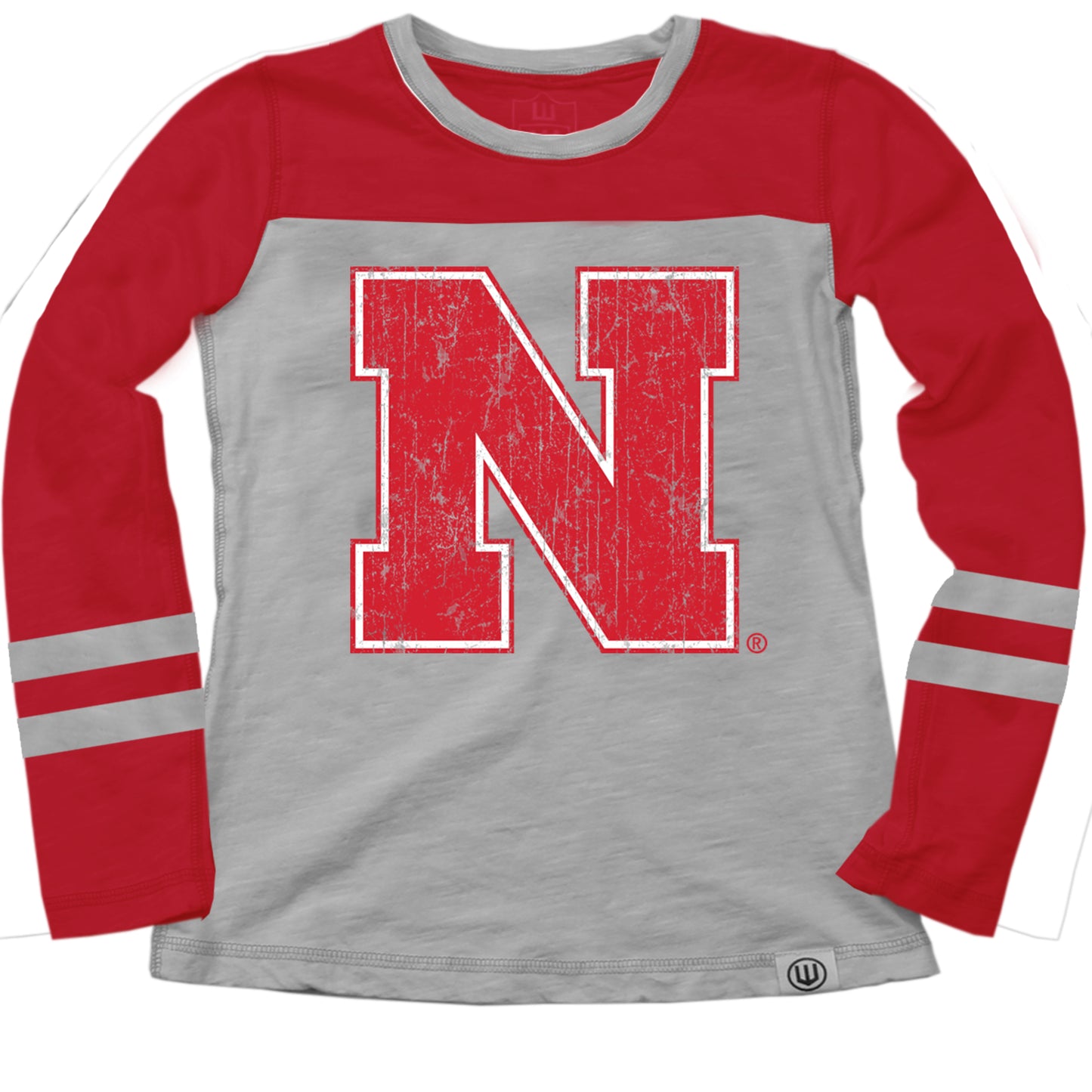 Nebraska Huskers Youth Girls Blended Jersey Top