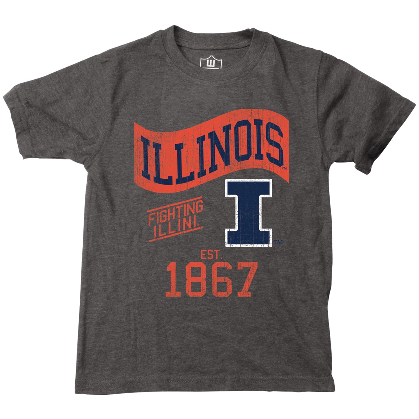 Illinois Fighting Illini Youth Boys SS Tee
