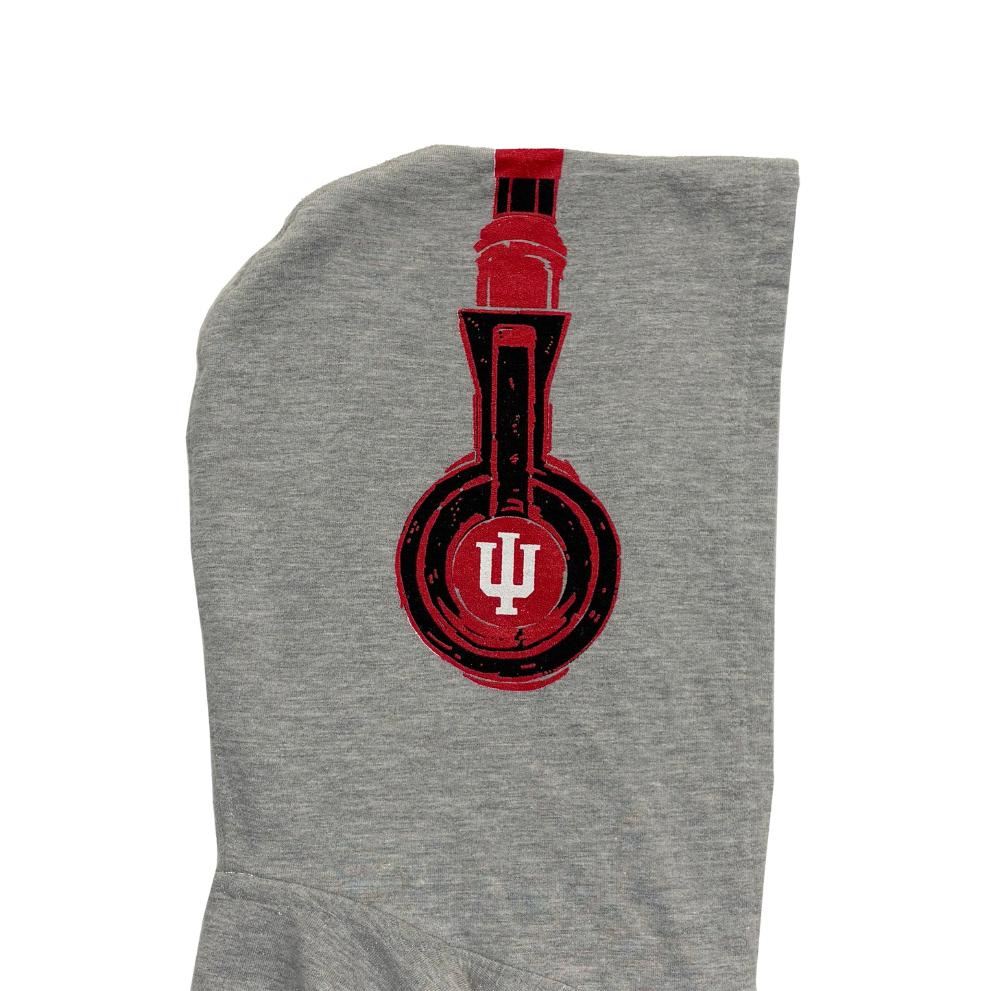 Indiana Hoosiers Youth Headphone Hoodie