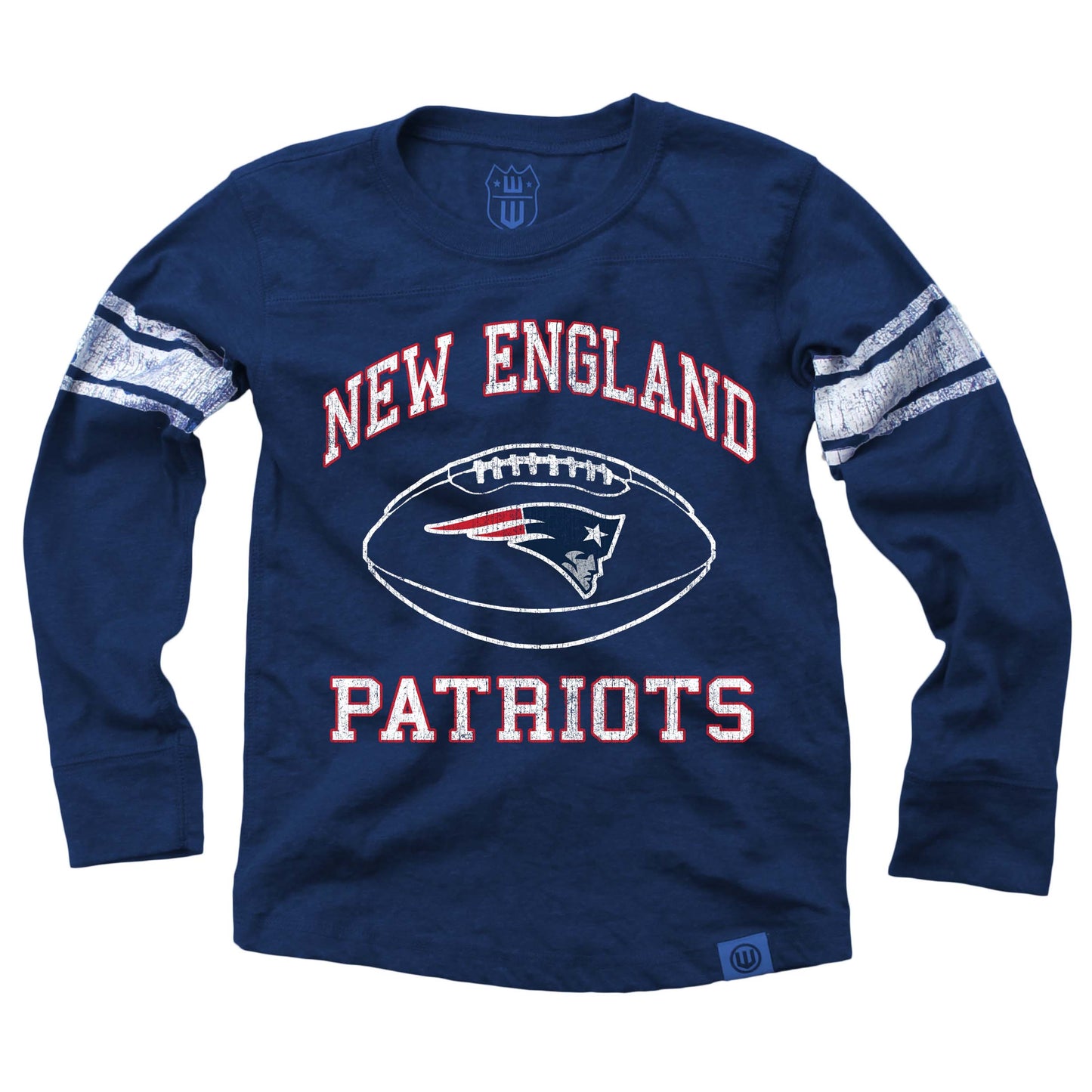 New England Patriots NFL Youth Blended LS Jersey Tee