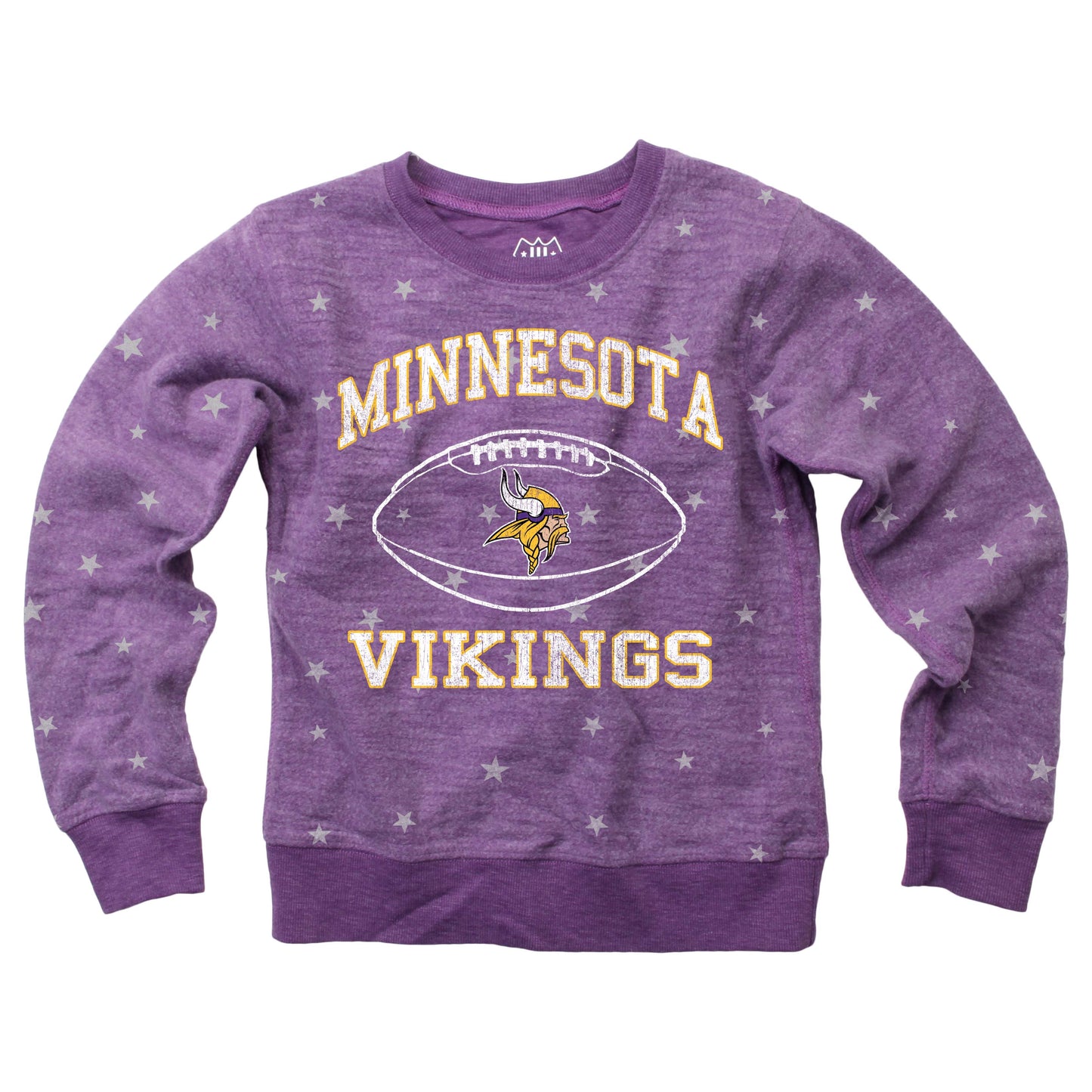 Minnesota Vikings NFL Youth Girls Reverse Fleece Sweatshirt