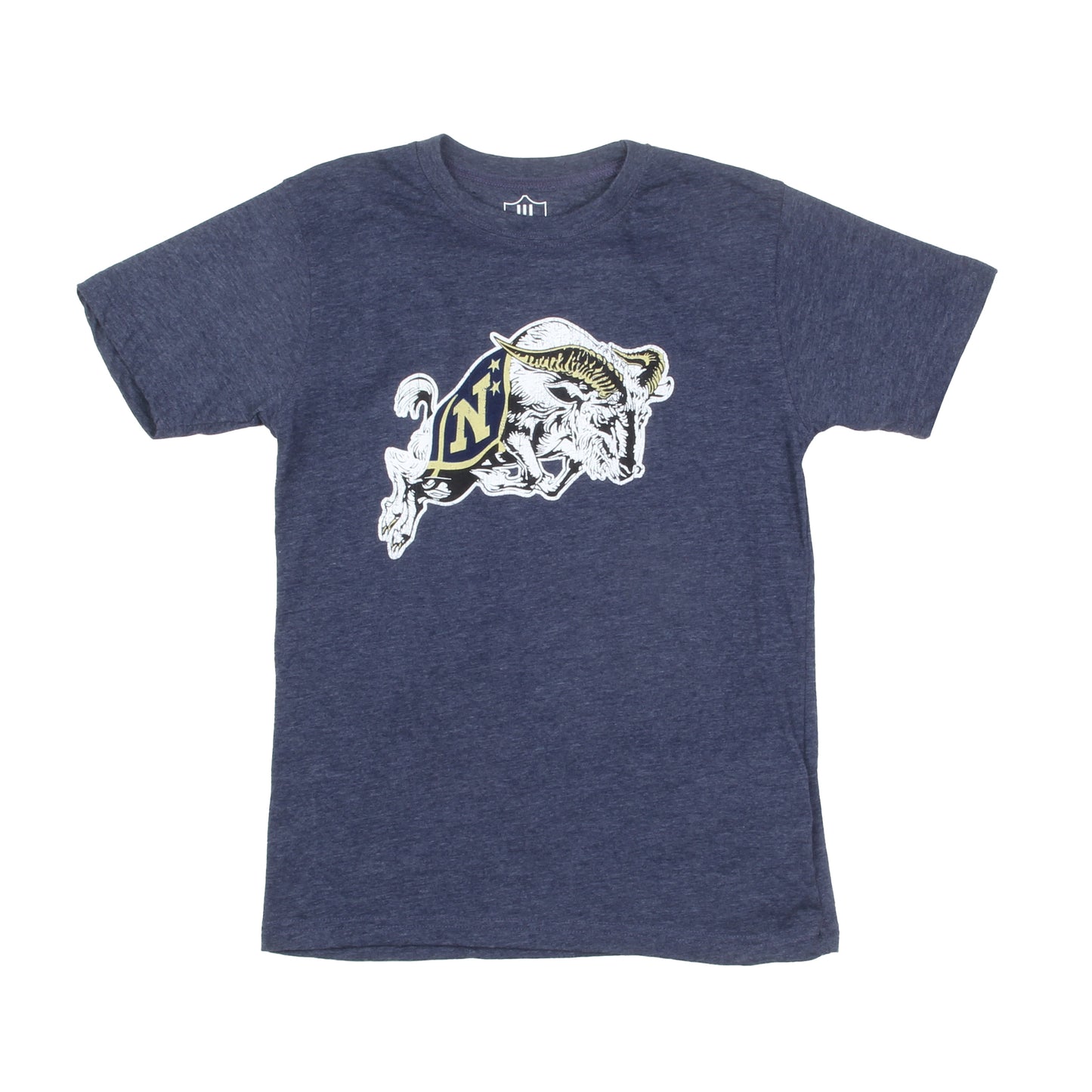 Naval Academy Midshipmen Youth Logo Blend SS Tee