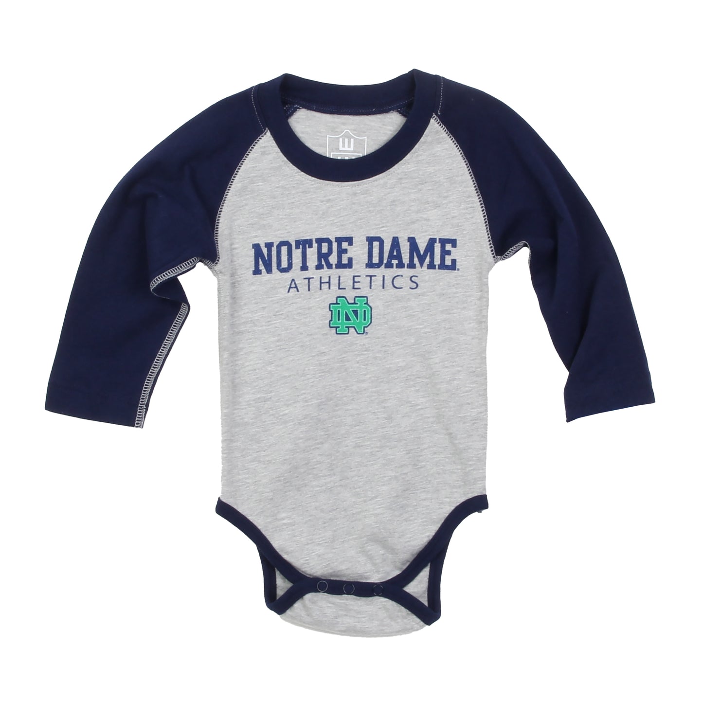 Notre Dame Fighting Irish Infant LS Athletic Onesie
