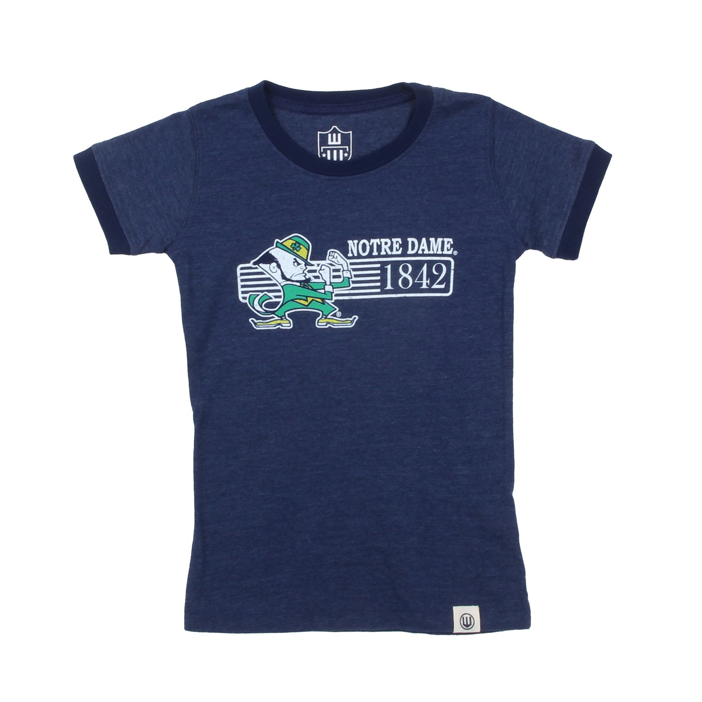 Notre Dame Fighting Irish Youth Girls Ringer