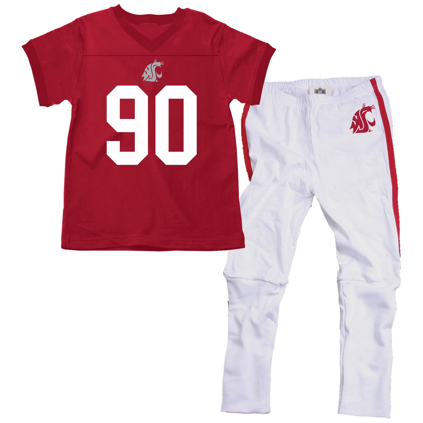 Washington State Cougars Youth SS Football PJ