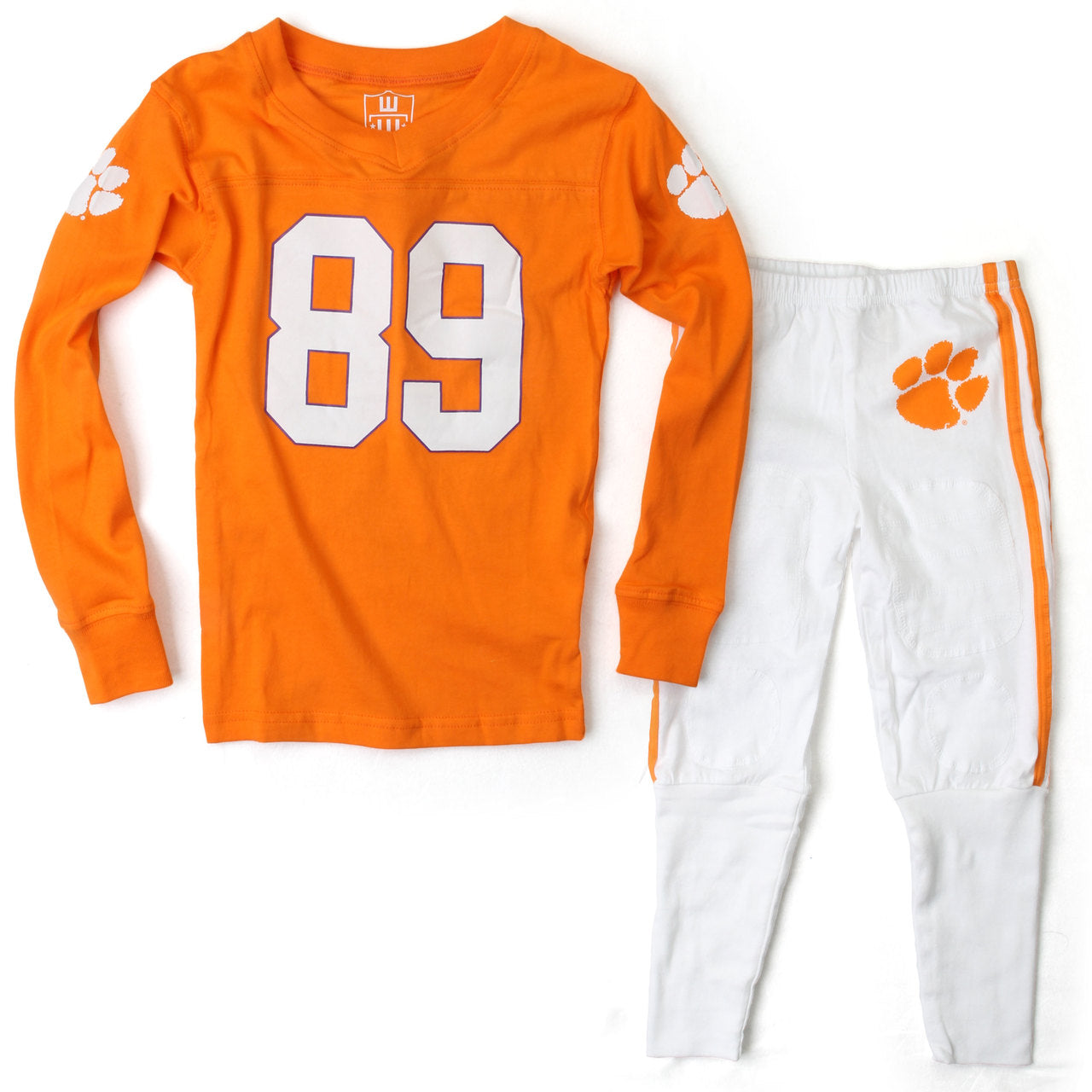 Clemson Tigers Kids Football Pajama