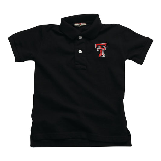 Texas Tech Red Raiders Youth Black Polo Shirt