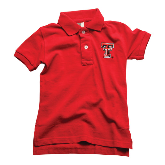 Texas Tech Red Raiders Youth Red Polo Shirt
