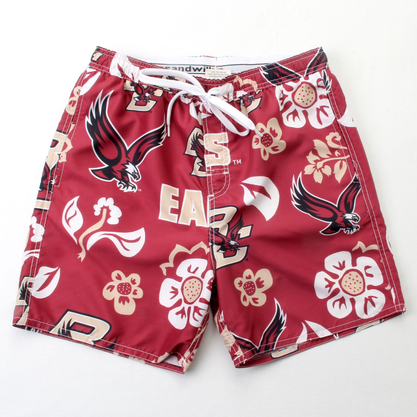 Boston College Eagles Men's Floral Swim Trunks