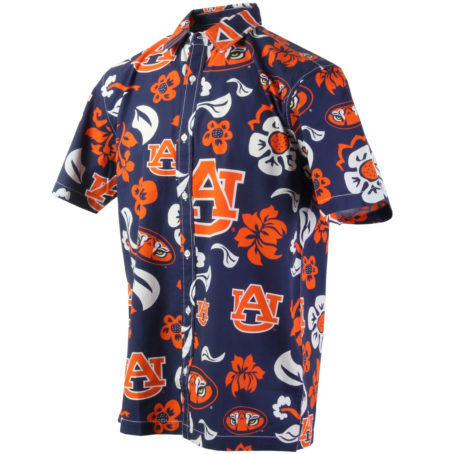 Auburn Tigers Men's Floral Shirt