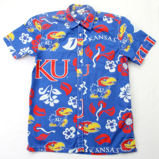 Kansas Jayhawks Men's Floral Shirt