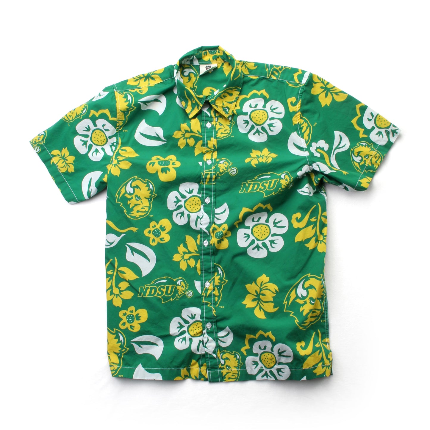 North Dakota State Bison Men's Floral Shirt