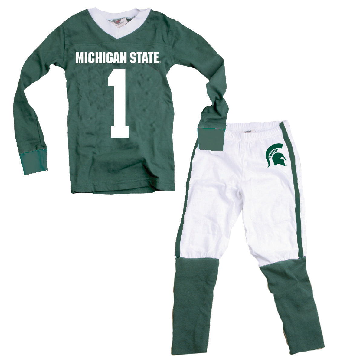 Michigan State Spartans Kids #1 Football Pajamas