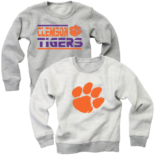 Clemson Tigers  Youth Reversible Sweat Shirt