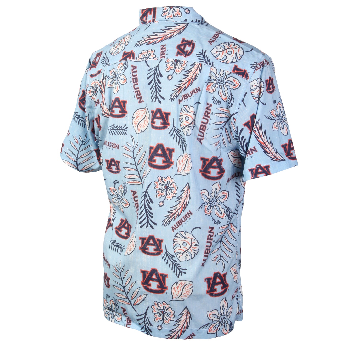 Auburn Tigers Mens Vintage Floral Shirt