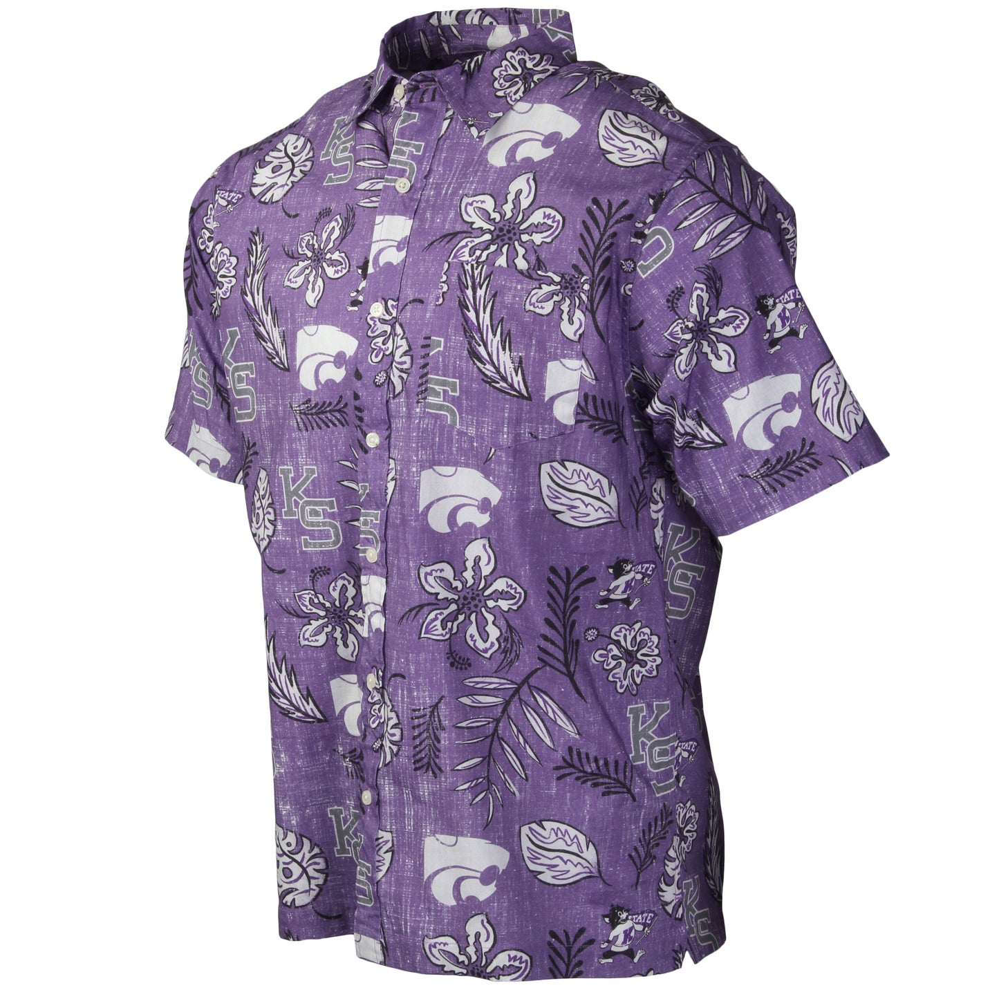 Kansas State Wildcats Men's Vintage Floral Shirt