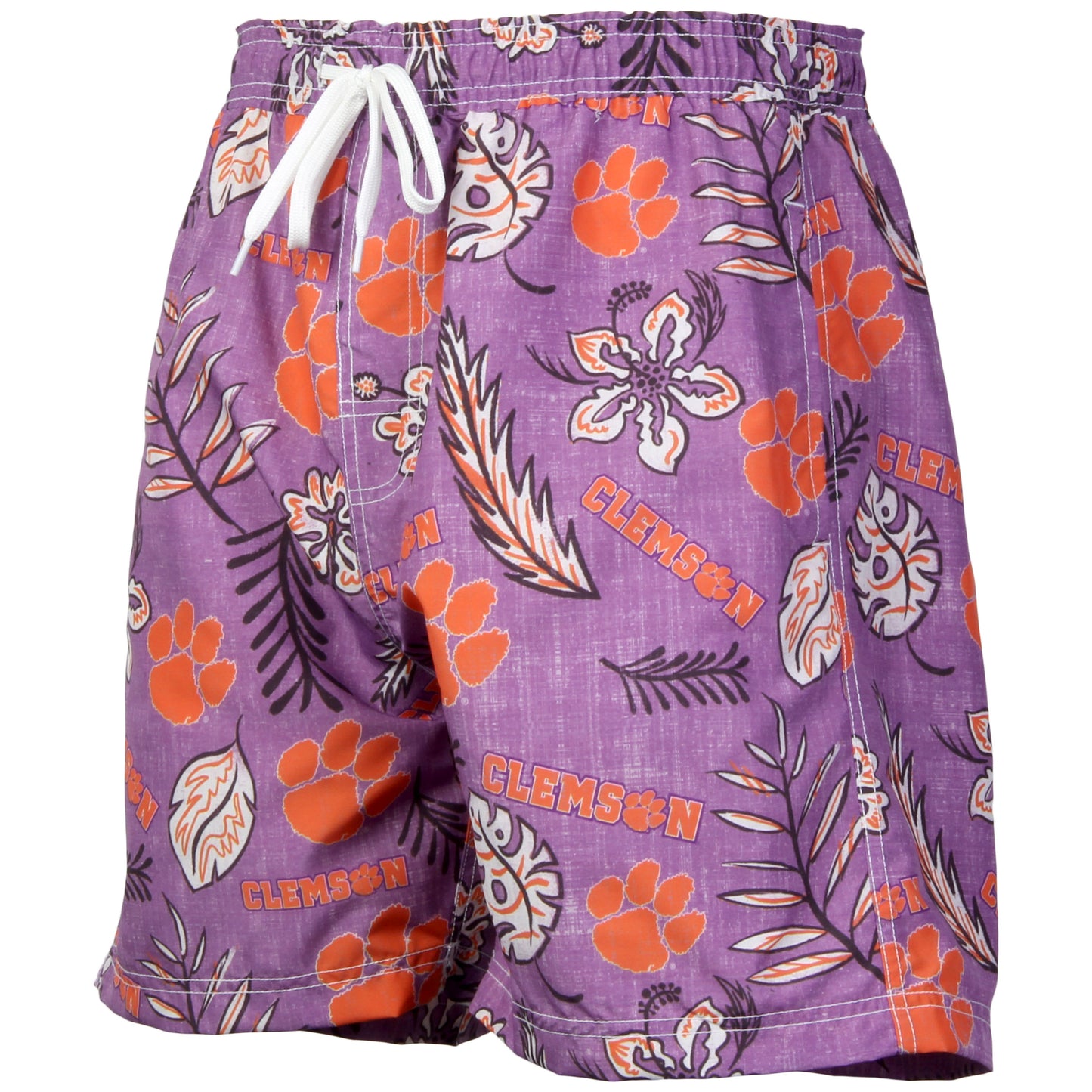 Clemson Tigers Mens Vintage Swim Trunks