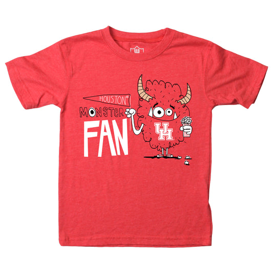 Houston Cougars  Youth Monster Fan Tee