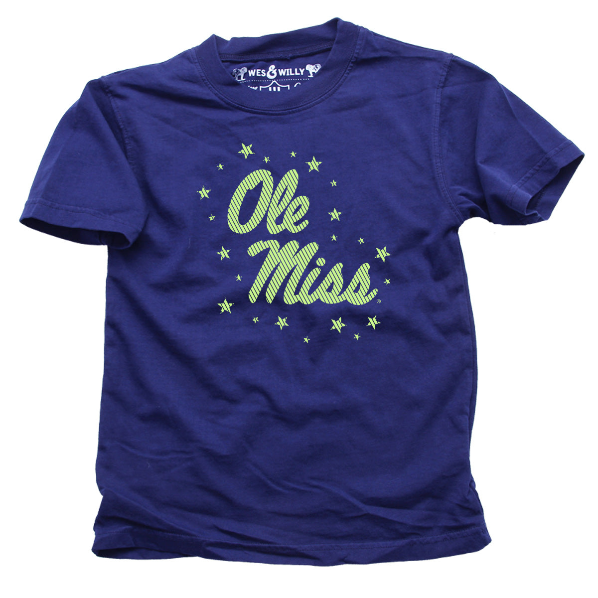 Ole Miss Rebels Youth Boys Glow In The Dark SS Tee