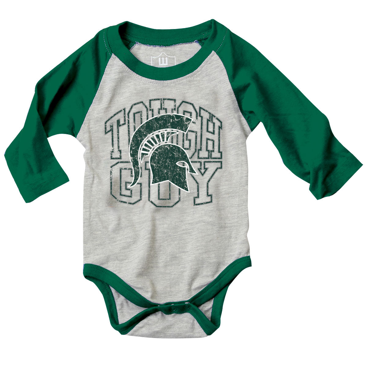 Michigan State Spartans Infant Boys Tough Guy Bodysuit