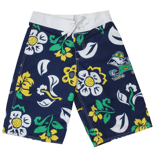 Youth Floral Boardshort/Notre Dame Fighting Irish