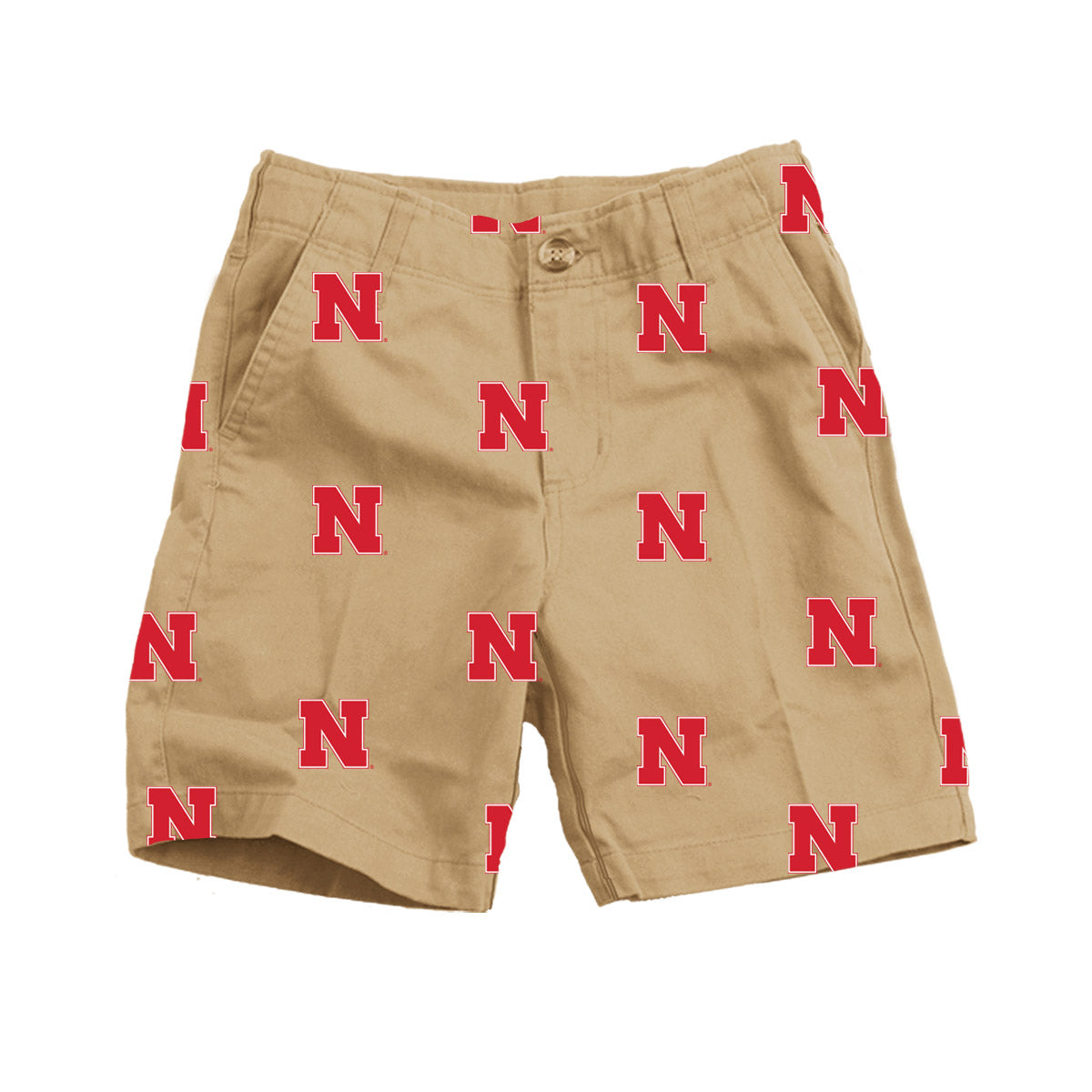 Nebraska Huskers Youth Boys Embroidered Twill Short