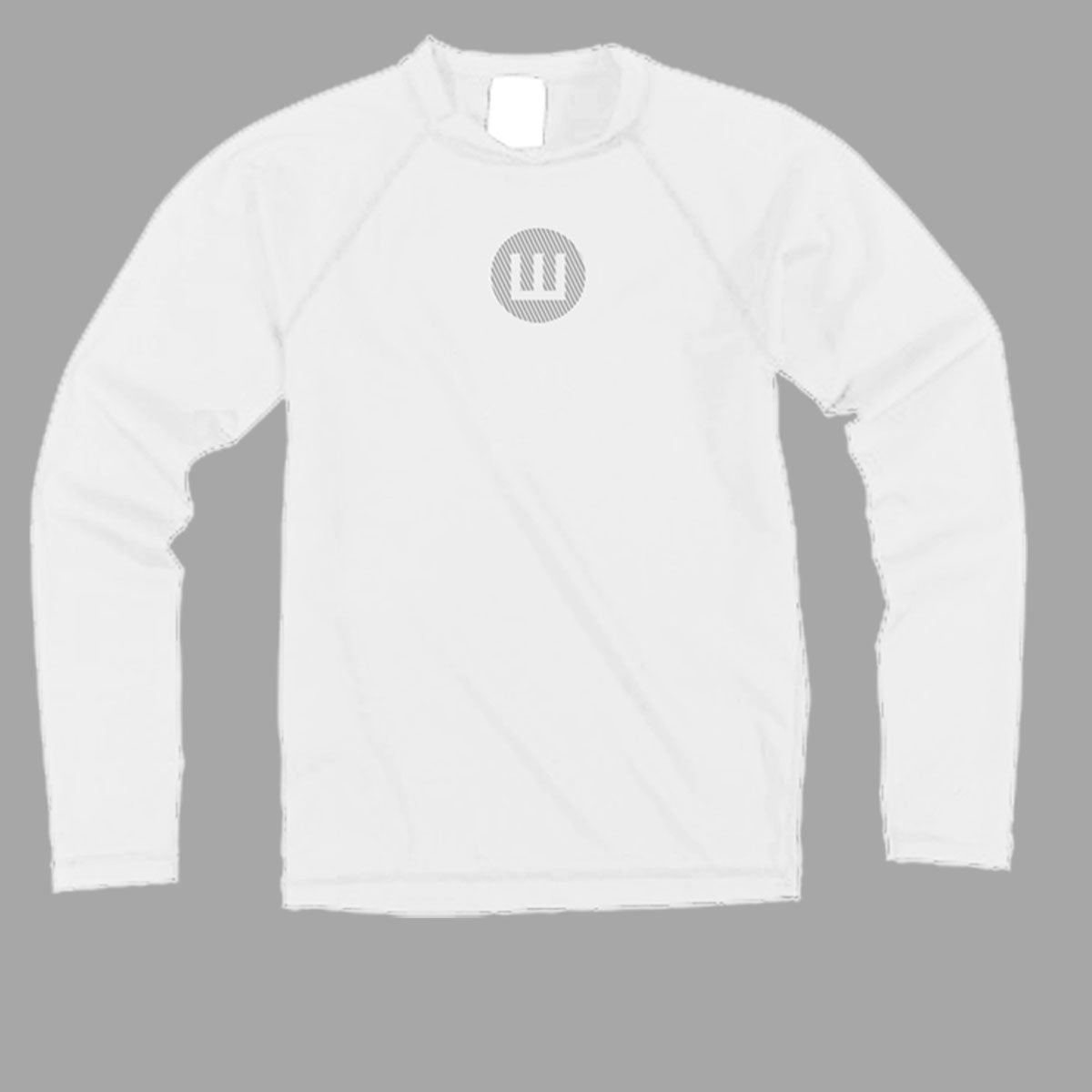 Youth Boys Long Sleeve Rashguard/White