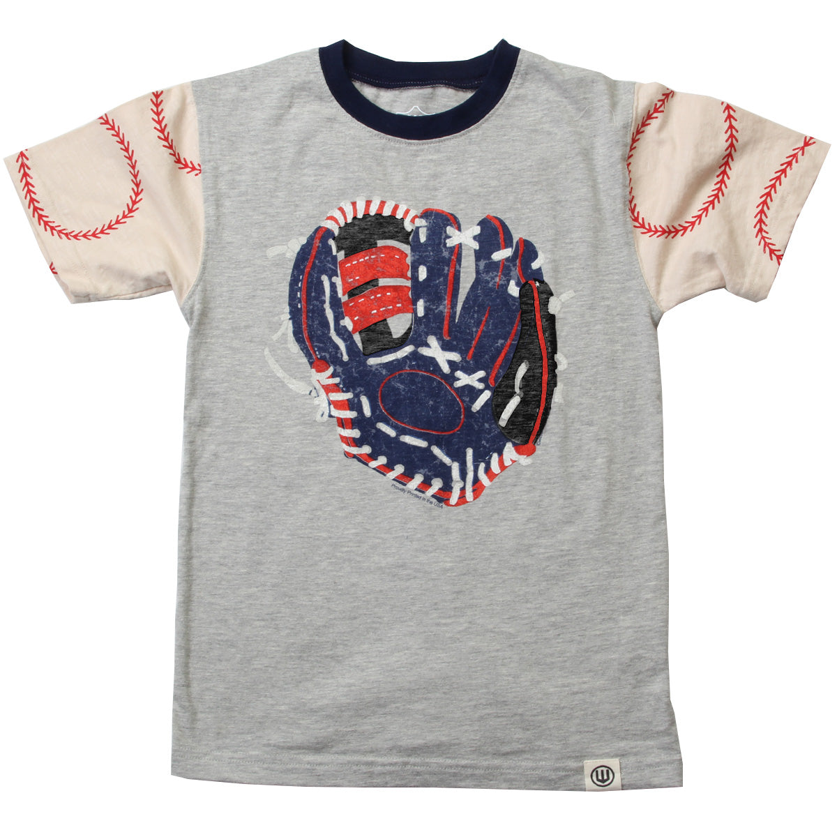 Youth Boys Baseball Sleeve Tee