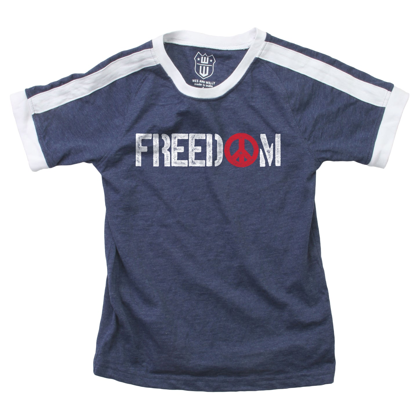 Youth Boys Freedom Striped Ringer