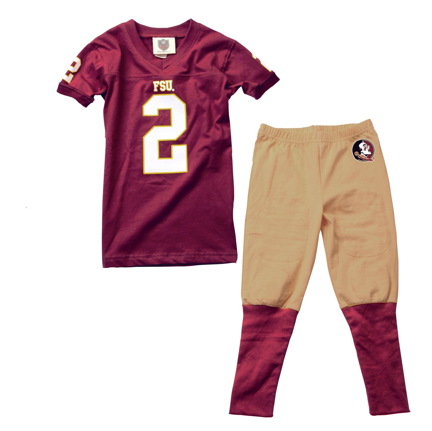 Florida State Seminoles Kids SS Football Pajama