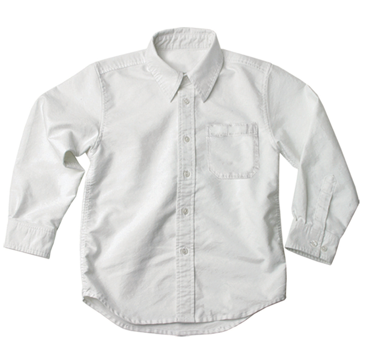 Jack Thomas Youth Boys L/S White Oxford Dress Shirt