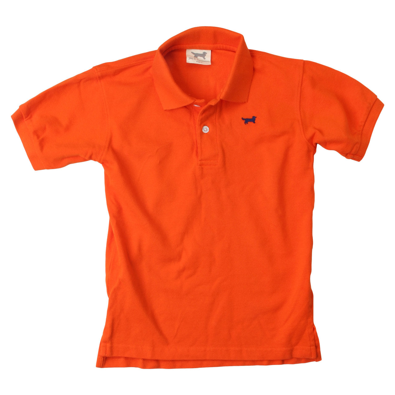 Youth Boys Classic Short Sleeve Pique Polo/Orange