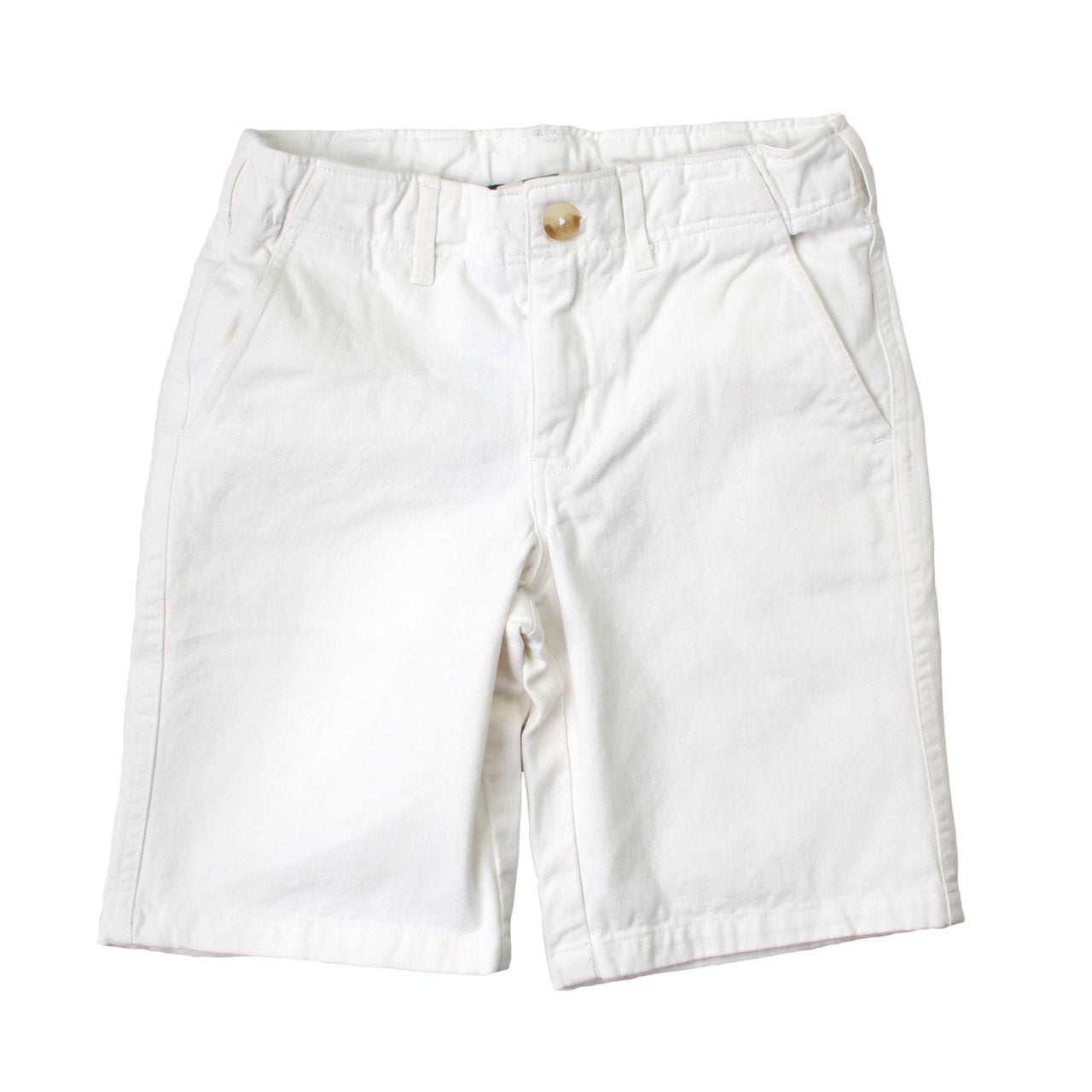 JT Youth Boys Twill Short/White