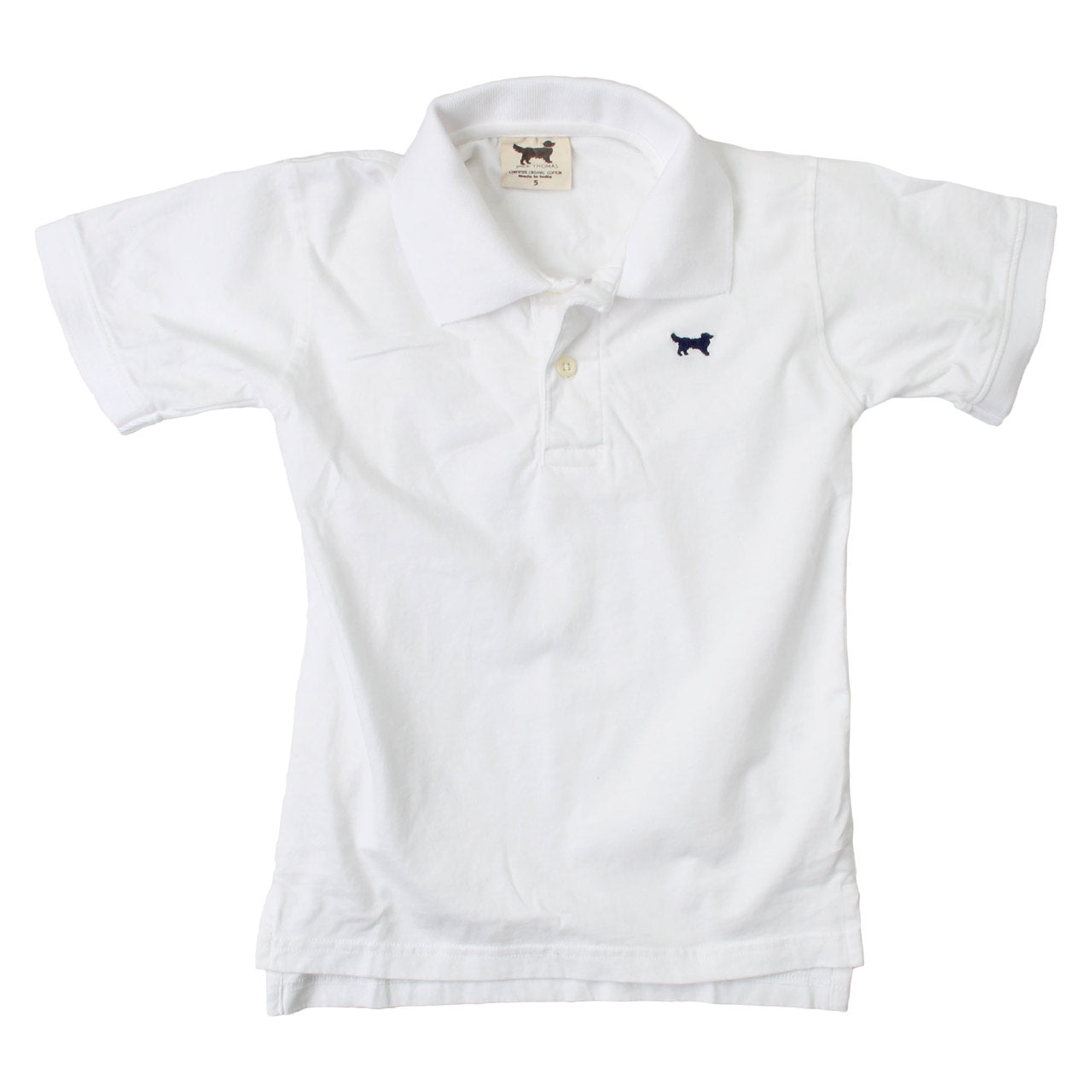 Jack Thomas Youth Boys Short Sleeve Jersey Polo-White