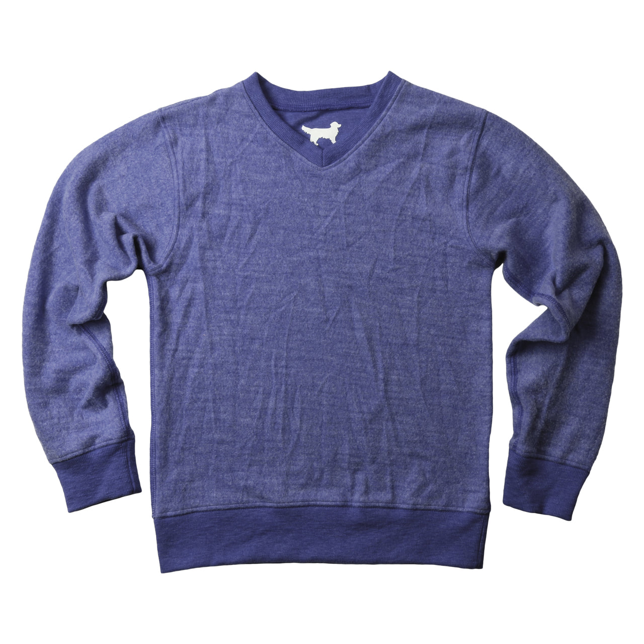 Jack Thomas Youth Boys V Neck Sweater-Navy