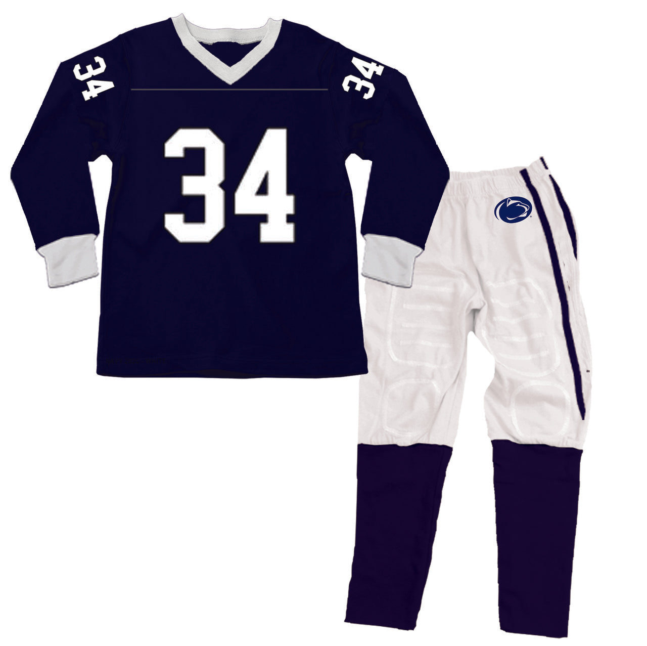 Penn State Nittany Lions Kids Football Pajama