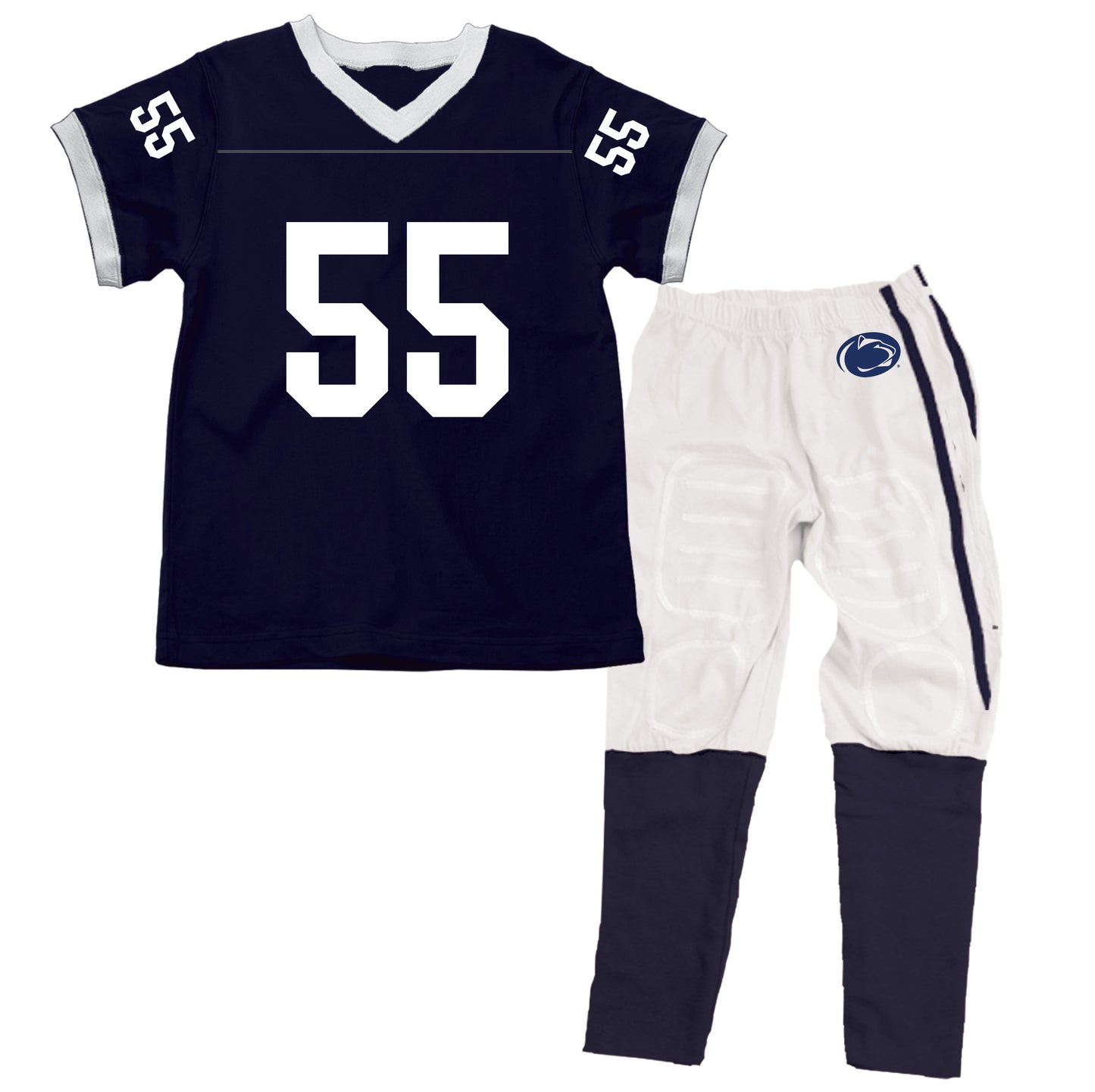 Penn State Nittany Lions Kids #55 SS Football Pajama