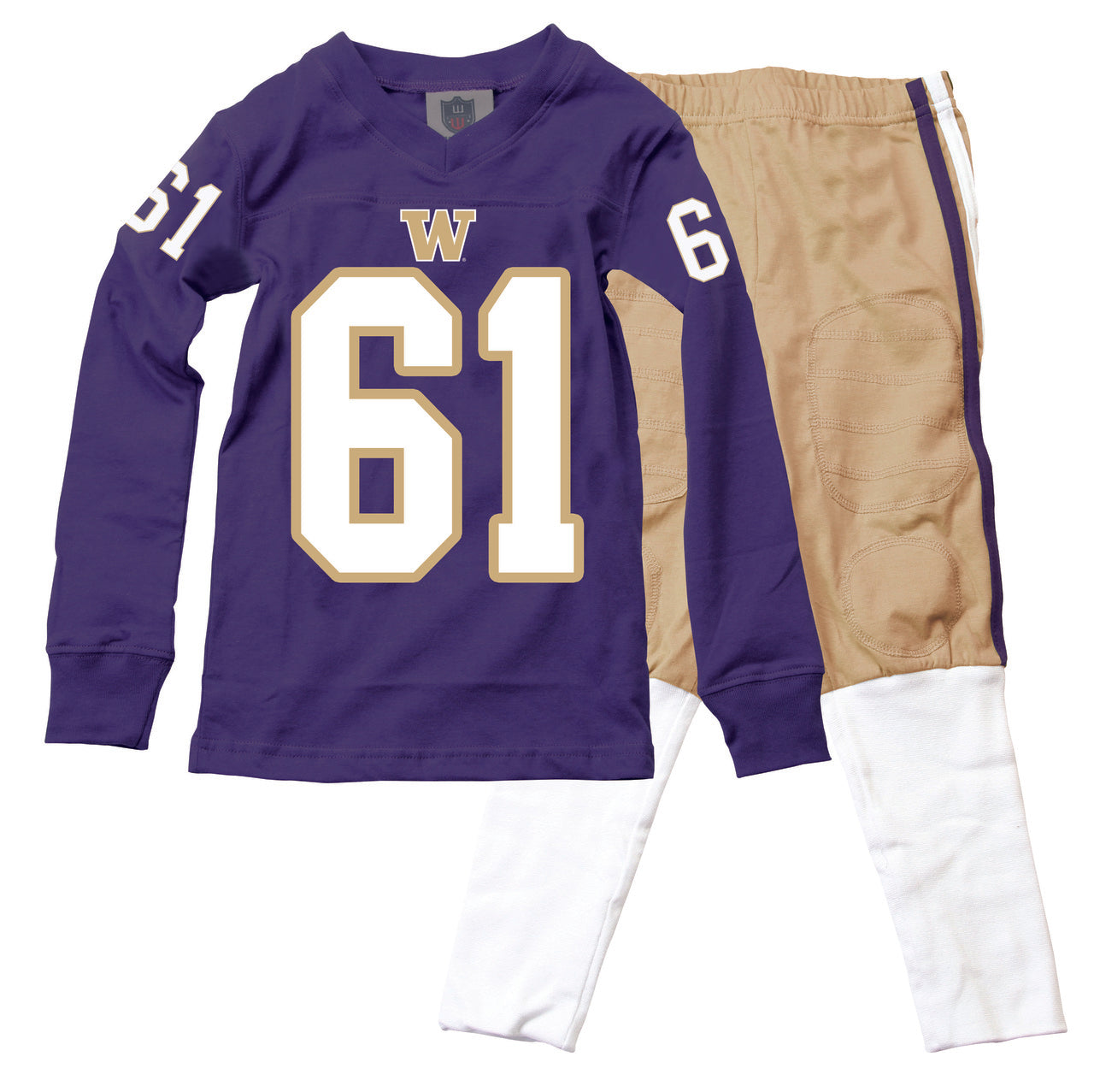 Washington Huskies Kids Football Pajamas