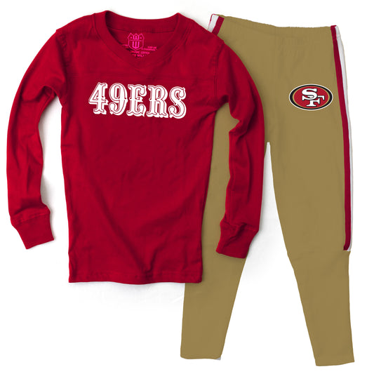 San Francisco 49ers NFL Kids Football Pajama