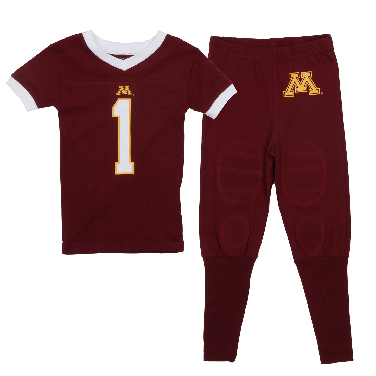 Minnesota Golden Gophers Kids SS Football Pajama