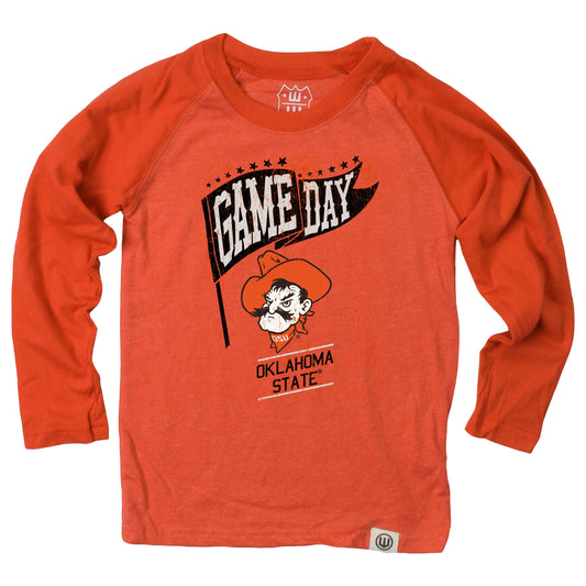 Oklahoma State Cowboys Youth Boys Game Day Raglan