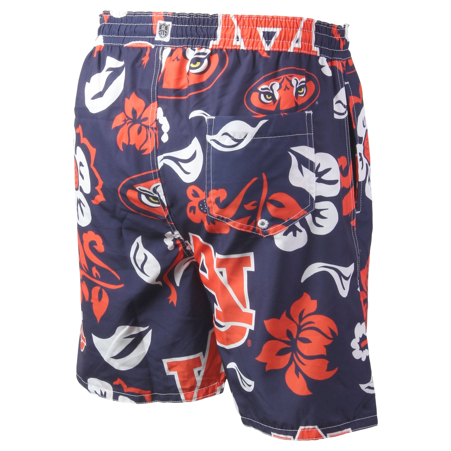 Auburn Tigers Men's Floral Swim Trunk