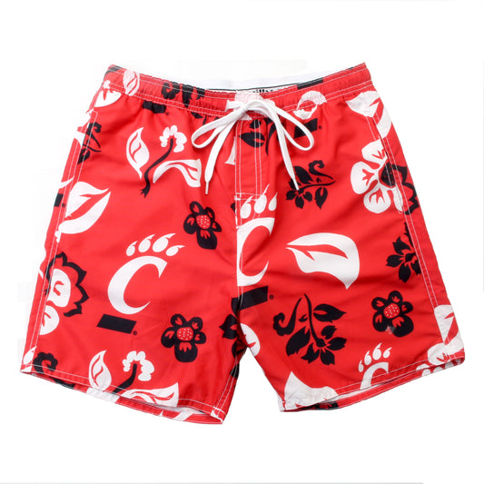 Cincinnati Bearcats Men's Floral Swim Trunk