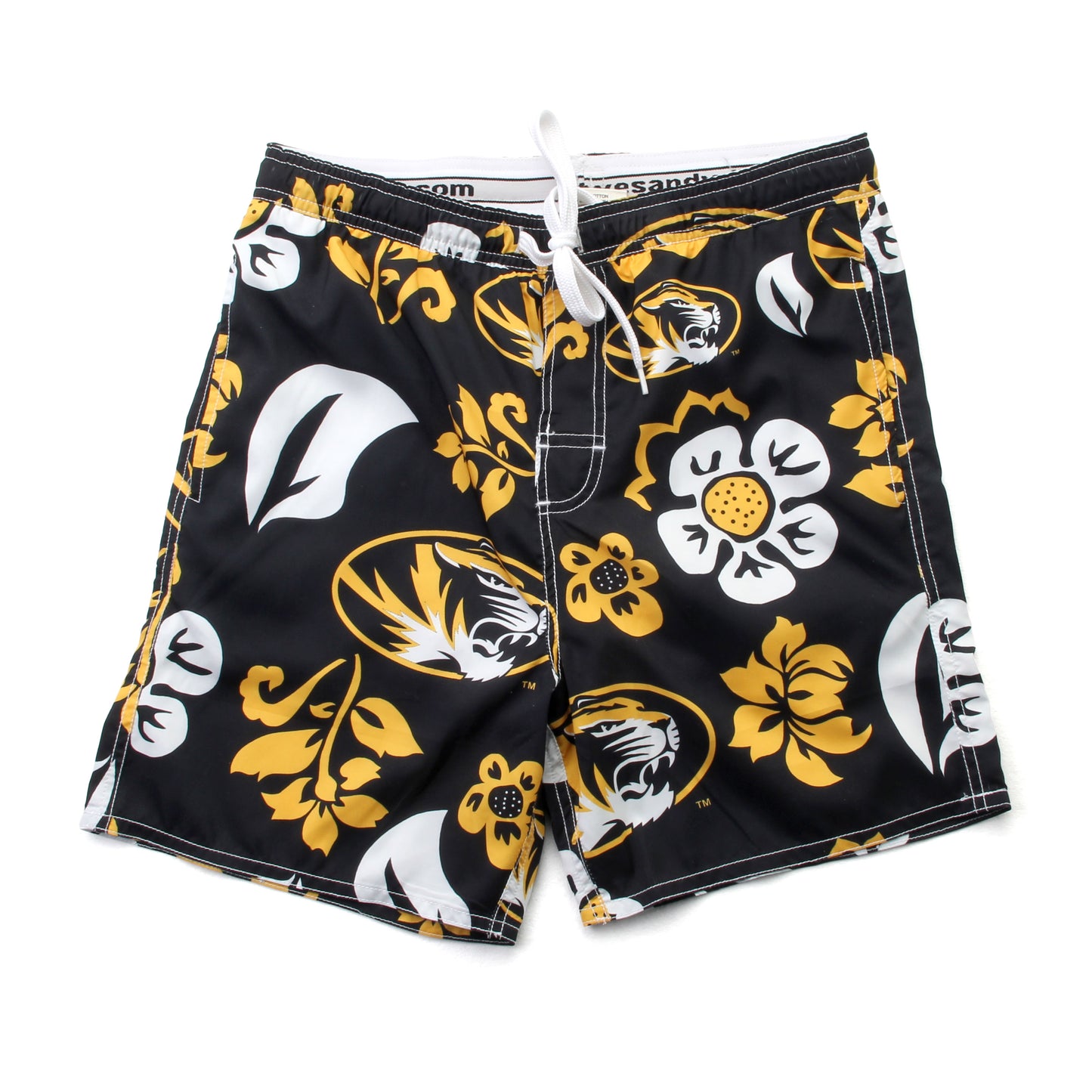 Missouri Tigers Men's Floral Swim Trunk