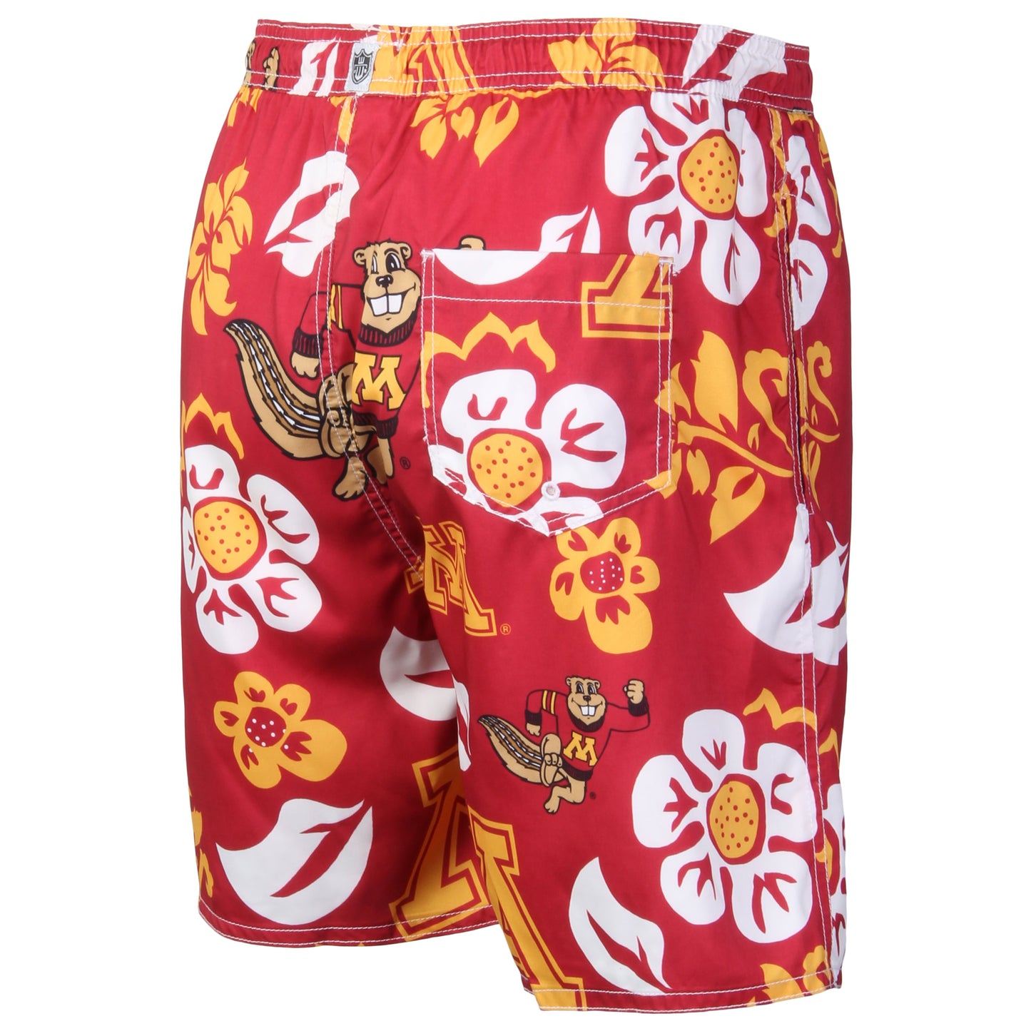 Minnesota Golden Gophers Men's Floral Swim Trunk